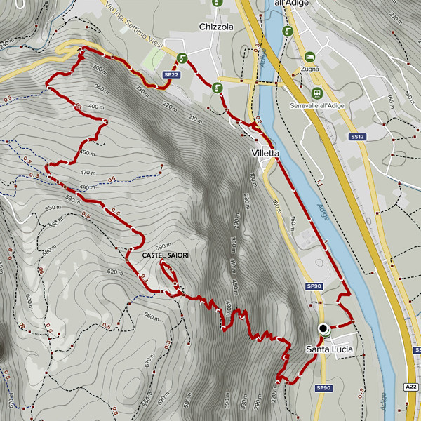 MAPPA CASTEL SAIORI